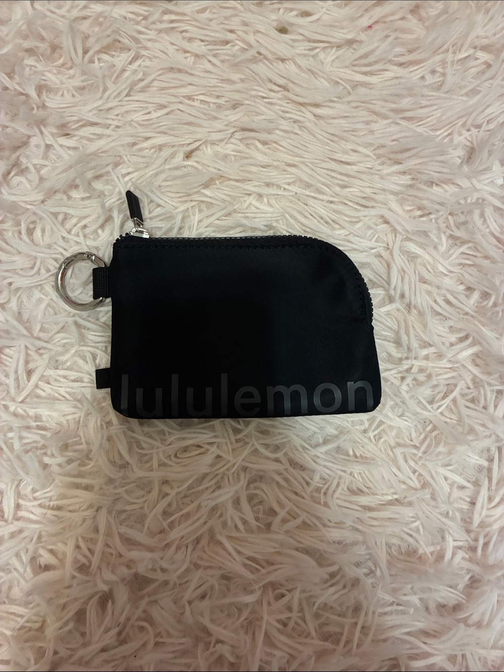 lululemon Black Key Card Holder